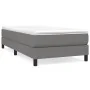 Estructura de cama de tela gris oscuro 100x200 cm de vidaXL, Camas y somieres - Ref: Foro24-3120493, Precio: 76,70 €, Descuen...
