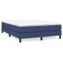 Estructura de cama de tela azul 140x190 cm de vidaXL, Camas y somieres - Ref: Foro24-3120514, Precio: 99,14 €, Descuento: %
