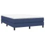 Estructura de cama de tela azul 140x190 cm de vidaXL, Camas y somieres - Ref: Foro24-3120514, Precio: 99,14 €, Descuento: %