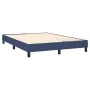 Estructura de cama de tela azul 140x190 cm de vidaXL, Camas y somieres - Ref: Foro24-3120514, Precio: 99,14 €, Descuento: %