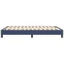 Estructura de cama de tela azul 140x190 cm de vidaXL, Camas y somieres - Ref: Foro24-3120514, Precio: 99,14 €, Descuento: %