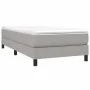 Estructura de cama de tela gris claro 100x200 cm de vidaXL, Camas y somieres - Ref: Foro24-3120492, Precio: 77,13 €, Descuent...
