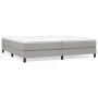 Estructura de cama gris claro tela 200x200 cm de vidaXL, Camas y somieres - Ref: Foro24-3120540, Precio: 117,27 €, Descuento: %