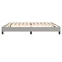 Estructura de cama gris claro tela 200x200 cm de vidaXL, Camas y somieres - Ref: Foro24-3120540, Precio: 117,27 €, Descuento: %