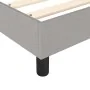 Estructura de cama gris claro tela 200x200 cm de vidaXL, Camas y somieres - Ref: Foro24-3120540, Precio: 117,27 €, Descuento: %
