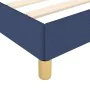 Estructura de cama con cabecero de tela azul 80x200 cm de vidaXL, Camas y somieres - Ref: Foro24-347373, Precio: 102,06 €, De...