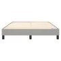 Estructura de cama de tela gris claro 140x200 cm de vidaXL, Camas y somieres - Ref: Foro24-3120516, Precio: 110,40 €, Descuen...