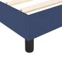 Estructura de cama de tela azul 90x200 cm de vidaXL, Camas y somieres - Ref: Foro24-3120490, Precio: 75,33 €, Descuento: %