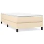 Estructura de cama de tela color crema 80x200 cm de vidaXL, Camas y somieres - Ref: Foro24-3120473, Precio: 93,48 €, Descuent...