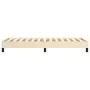 Estructura de cama de tela color crema 80x200 cm de vidaXL, Camas y somieres - Ref: Foro24-3120473, Precio: 93,48 €, Descuent...