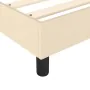Estructura de cama de tela color crema 80x200 cm de vidaXL, Camas y somieres - Ref: Foro24-3120473, Precio: 93,48 €, Descuent...