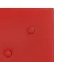 Paneles pared 12 uds cuero sintético rojo tinto 30x30 cm 1,08m² de vidaXL, Recubrimiento de paredes - Ref: Foro24-343979, Pre...