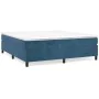 Estructura de cama de terciopelo azul 200x200 cm de vidaXL, Camas y somieres - Ref: Foro24-3121142, Precio: 146,85 €, Descuen...