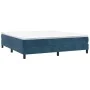 Blue velvet bed frame 180x200 cm by vidaXL, Beds and slatted bases - Ref: Foro24-3120788, Price: 110,51 €, Discount: %