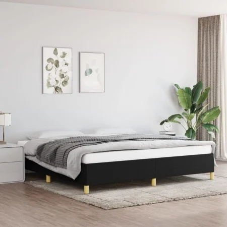 Estructura de cama tela gris claro 200x200 cm de vidaXL, Camas y somieres - Ref: Foro24-347191, Precio: 139,55 €, Descuento: %