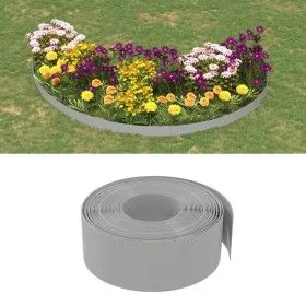 Garden edging 5 units gray polyethylene 10 m 20 cm by vidaXL, Garden edging and edging - Ref: Foro24-3155455, Price: 180,65 €...