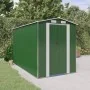 Cobertizo de jardín acero galvanizado verde 192x357x223 cm de vidaXL, Cobertizos - Ref: Foro24-3147429, Precio: 478,53 €, Des...
