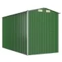 Cobertizo de jardín acero galvanizado verde 192x357x223 cm de vidaXL, Cobertizos - Ref: Foro24-3147429, Precio: 478,53 €, Des...