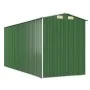 Cobertizo de jardín acero galvanizado verde 192x440x223 cm de vidaXL, Cobertizos - Ref: Foro24-3147430, Precio: 633,45 €, Des...