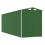 Cobertizo de jardín acero galvanizado verde 192x523x223 cm de vidaXL, Cobertizos - Ref: Foro24-3147431, Precio: 724,84 €, Des...