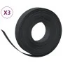 Garden edging 3 pcs black polyethylene 10 m 10 cm by vidaXL, Garden edging and edging - Ref: Foro24-3155433, Price: 59,14 €, ...