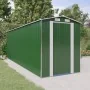 Cobertizo de jardín acero galvanizado verde 192x606x223 cm de vidaXL, Cobertizos - Ref: Foro24-3147432, Precio: 802,18 €, Des...
