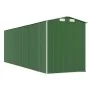Cobertizo de jardín acero galvanizado verde 192x606x223 cm de vidaXL, Cobertizos - Ref: Foro24-3147432, Precio: 802,18 €, Des...