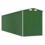 Cobertizo de jardín acero galvanizado verde 192x689x223 cm de vidaXL, Cobertizos - Ref: Foro24-3147433, Precio: 880,89 €, Des...