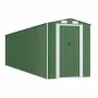 Cobertizo de jardín acero galvanizado verde 192x772x223 cm de vidaXL, Cobertizos - Ref: Foro24-3147434, Precio: 977,81 €, Des...