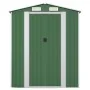 Cobertizo de jardín acero galvanizado verde 192x772x223 cm de vidaXL, Cobertizos - Ref: Foro24-3147434, Precio: 977,81 €, Des...