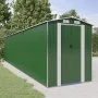 Cobertizo de jardín acero galvanizado verde 192x855x223 cm de vidaXL, Cobertizos - Ref: Foro24-3147435, Precio: 1,00 €, Descu...