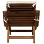 Tumbonas con cojines 2 uds madera maciza acacia blanco crema de vidaXL, Tumbonas - Ref: Foro24-3155473, Precio: 319,33 €, Des...
