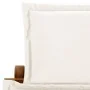 Tumbonas con cojines 2 uds madera maciza acacia blanco crema de vidaXL, Tumbonas - Ref: Foro24-3155473, Precio: 319,33 €, Des...