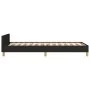 Estructura de cama con cabecero de tela negro 90x200 cm de vidaXL, Camas y somieres - Ref: Foro24-3125270, Precio: 138,24 €, ...