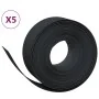 Garteneinfassung 5 Stück schwarzes Polyethylen 10 m 20 cm von vidaXL, Garteneinfassung und Einfassung - Ref: Foro24-3155459, ...