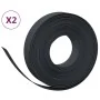 Garden edging 2 pcs black polyethylene 10 m 10 cm by vidaXL, Garden edging and edging - Ref: Foro24-3155432, Price: 40,72 €, ...