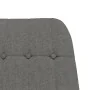 Sillón mecedora con taburete tela gris claro de vidaXL, Mecedoras - Ref: Foro24-3097704, Precio: 146,08 €, Descuento: %