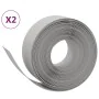 Borduras de jardín 2 uds polietileno gris 10 m 20 cm by vidaXL, Garden edging and edging - Ref: Foro24-3155452, Price: 88,87 ...