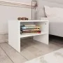 Bedside tables 2 pcs white plywood 40x30x30 cm by vidaXL, Nightstands - Ref: Foro24-800064, Price: 37,58 €, Discount: %