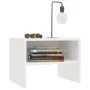 Mesitas de noche 2 uds madera contrachapada blanco 40x30x30 cm de vidaXL, Mesitas de noche - Ref: Foro24-800064, Precio: 37,5...