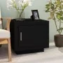 Mesa de centro madera contrachapada negra 51x50x45 cm de vidaXL, Mesas de centro - Ref: Foro24-811800, Precio: 43,25 €, Descu...