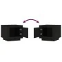 Mesa de centro madera contrachapada negra 51x50x45 cm de vidaXL, Mesas de centro - Ref: Foro24-811800, Precio: 43,25 €, Descu...