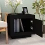 Mesa de centro madera contrachapada negra 51x50x45 cm de vidaXL, Mesas de centro - Ref: Foro24-811800, Precio: 43,25 €, Descu...