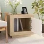Mesa de centro madera contrachapada blanco y Sonoma 51x50x45 cm de vidaXL, Mesas de centro - Ref: Foro24-811804, Precio: 48,3...