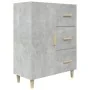 Aparador de madera contrachapada gris hormigón 69,5x34x90 cm de vidaXL, Aparadores - Ref: Foro24-812172, Precio: 80,85 €, Des...