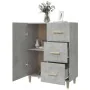 Aparador de madera contrachapada gris hormigón 69,5x34x90 cm de vidaXL, Aparadores - Ref: Foro24-812172, Precio: 80,85 €, Des...
