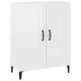 Hochglanzweißes Sperrholz-Sideboard 69,5 x 34 x 90 cm von vidaXL, Sideboards - Ref: Foro24-812147, Preis: 79,22 €, Rabatt: %