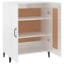 Hochglanzweißes Sperrholz-Sideboard 69,5 x 34 x 90 cm von vidaXL, Sideboards - Ref: Foro24-812147, Preis: 79,22 €, Rabatt: %