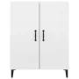 Hochglanzweißes Sperrholz-Sideboard 69,5 x 34 x 90 cm von vidaXL, Sideboards - Ref: Foro24-812147, Preis: 79,22 €, Rabatt: %