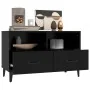 Mueble para TV madera contrachapada negro 80x36x50 cm de vidaXL, Muebles TV - Ref: Foro24-812592, Precio: 64,71 €, Descuento: %